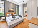 Schlafzimmer - Ferienwohnung Luxus Sonnensuite in der Strandvilla Charlotte Binz - Top-Hundeurlaub