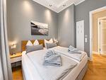 Schlafzimmer - Ferienwohnung Luxus Sonnensuite in der Strandvilla Charlotte Binz - Top-Hundeurlaub