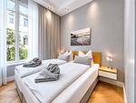 Schlafzimmer - Ferienwohnung Luxus Sonnensuite in der Strandvilla Charlotte Binz - Top-Hundeurlaub