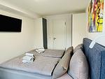 Schlafzimmer - Ferienwohnung Ruhepol im Haus Zudar Prora - Top-Hundeurlaub