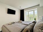 Schlafzimmer - Ferienwohnung Ruhepol im Haus Zudar Prora - Top-Hundeurlaub