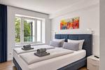 Schlafzimmer - Ferienwohnung Ruhepol im Haus Zudar Prora - Top-Hundeurlaub