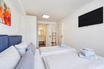 Schlafzimmer - Ferienwohnung Ruhepol im Haus Zudar Prora - Top-Hundeurlaub
