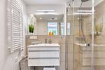 Badezimmer - Ferienwohnung Ruhepol im Haus Zudar Prora - Top-Hundeurlaub