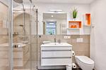 Badezimmer - Ferienwohnung Ruhepol im Haus Zudar Prora - Top-Hundeurlaub