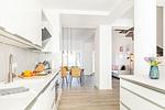 Küche / Küchenzeile - Ferienwohnung Sonnenschein Haus Hiddensee Prora - Top-Hundeurlaub