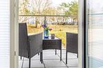 Terrasse - Ferienwohnung Sonnenschein Haus Hiddensee Prora - Top-Hundeurlaub