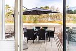 Terrasse - Ferienwohnung Sonnenschein Haus Hiddensee Prora - Top-Hundeurlaub
