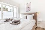 Schlafzimmer - Ferienwohnung Sonnenschein Haus Hiddensee Prora - Top-Hundeurlaub
