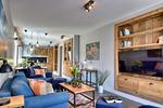 Wohnzimmer - Ferienwohnung Strandperle 1 in der Villa Martha Binz - Top-Hundeurlaub