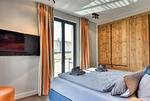 Schlafzimmer - Ferienwohnung Strandperle 1 in der Villa Martha Binz - Top-Hundeurlaub