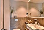 Badezimmer - Ferienwohnung Strandperle 1 in der Villa Martha Binz - Top-Hundeurlaub