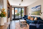 Wohnzimmer - Ferienwohnung Strandperle 1 in der Villa Martha Binz - Top-Hundeurlaub