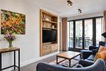 Wohnzimmer - Ferienwohnung Strandperle 1 in der Villa Martha Binz - Top-Hundeurlaub