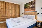 Schlafzimmer - Ferienwohnung Strandperle 1 in der Villa Martha Binz - Top-Hundeurlaub