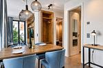 Küche / Küchenzeile - Ferienwohnung Reetkoje 2 in der Villa Martha Binz - Top-Hundeurlaub