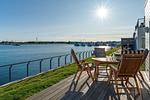 Terrasse - Hafenblick - Top-Hundeurlaub