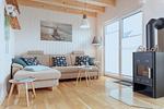 Wohnzimmer - Ferienhaus Maranatha Olpenitz - Top-Hundeurlaub