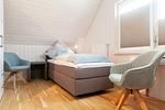 Schlafzimmer - Ferienhaus Maranatha Olpenitz - Top-Hundeurlaub