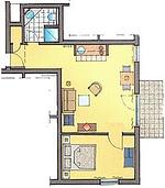 Grundriss - Ostseewelle Ferienwohnung 13 - Top-Hundeurlaub