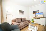 Wohnzimmer - Ferienwohnung 2 - Top-Hundeurlaub