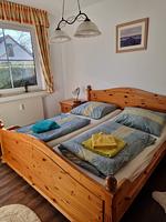 Schlafzimmer - Ferienwohnung Strandkoje - Top-Hundeurlaub
