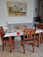 Küche / Küchenzeile - Ferienwohnung Strandkoje - Top-Hundeurlaub