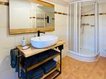 Badezimmer - Haus Diana Wohnung Molenfeuer und Waldblick - Top-Hundeurlaub