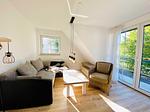 Wohnzimmer - Haus Diana Wohnung Molenfeuer und Waldblick - Top-Hundeurlaub