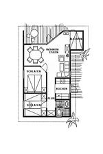 Grundriss - Ferienhaus Typ D - Top-Hundeurlaub