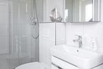 Badezimmer - Ferienhaus "Strandgeflüster" Schönberg - Holm - Top-Hundeurlaub