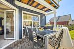 Terrasse - Ferienhaus „Windrose II“ Schönberg - Holm - Top-Hundeurlaub