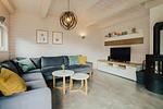 Wohnzimmer - Ferienhaus "Sorgenfrei" Schönberg - Holm - Top-Hundeurlaub