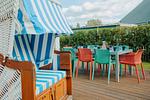 Terrasse - Ferienhaus "Sorgenfrei" Schönberg - Holm - Top-Hundeurlaub