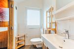 Badezimmer - Ferienhaus "Sorgenfrei" Schönberg - Holm - Top-Hundeurlaub