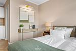 Schlafzimmer - Ferienwohnung Margaritha List auf Sylt - Top-Hundeurlaub