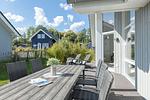 Terrasse - Ferienhaus "Sansibay" Schönberg - Holm - Top-Hundeurlaub