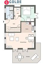 Grundriss - Ferienhaus Böhler 115b - Top-Hundeurlaub