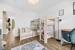 Schlafzimmer - Ferienwohnung Tüddelbüddel Olpenitz - Top-Hundeurlaub