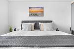 Schlafzimmer - Ferienwohnung Tüddelbüddel Olpenitz - Top-Hundeurlaub