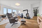 Wohnzimmer - Ferienwohnung Ostseerauschen, App. 20 Olpenitz - Top-Hundeurlaub