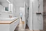 Badezimmer - Ferienwohnung Ostseerauschen, App. 20 Olpenitz - Top-Hundeurlaub