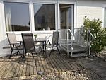 Terrasse - Kampland 31b - Meeresrauschen - Top-Hundeurlaub