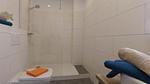 Badezimmer - Rapsspeicher Ferienwohnung im Landlust Osterwarf - Top-Hundeurlaub
