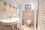 Badezimmer EG - Dünen-Cottage - Top-Hundeurlaub