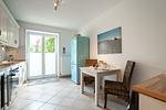 Küche / Küchenzeile - Dünen-Cottage - Top-Hundeurlaub