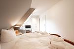 Schlafzimmer OG - Dünen-Cottage - Top-Hundeurlaub