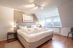 Hauptschlafzimmer OG - Dünen-Cottage - Top-Hundeurlaub