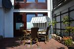 Ferienwohnung mit eigener Terrasse und Strandkorb - Top-Hundeurlaub