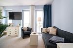 Wohnzimmer - Ferienappartement Nebelzauber 4 mit Sauna - Top-Hundeurlaub